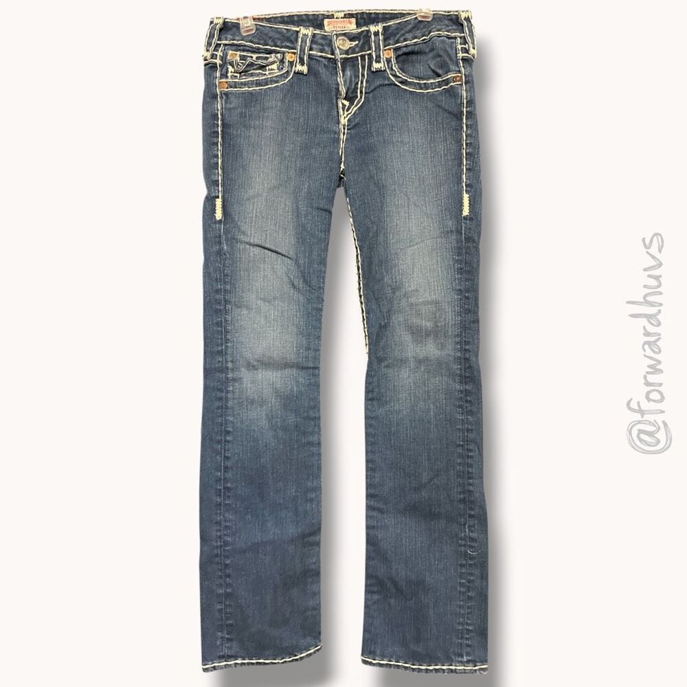 ☑️ True Religion Billy Super T Petite Jeans – Size 29 – Made in USA